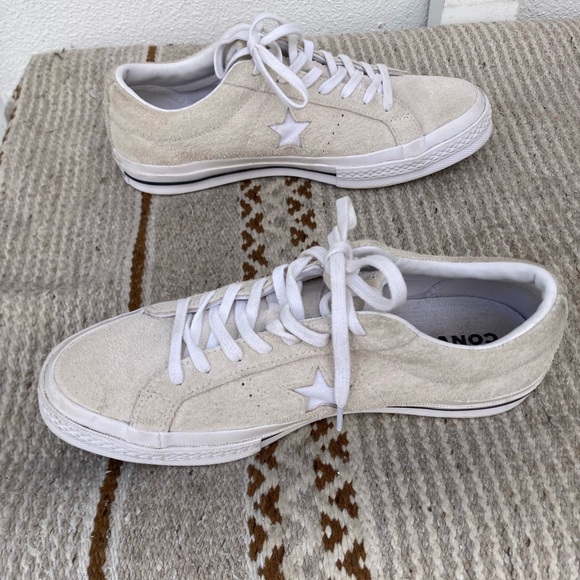 Men's Rare Converse One Star Pro Beige Vintage Shoes (8.5 US) - Picture 3 of 7